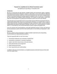A simplified and more efficient humanitarian system | OCHA | International development | Scoop.it
