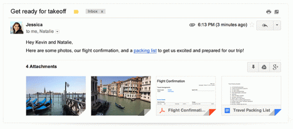 Los adjuntos en GMail ahora podr&aacute;n guardarse directamente en Google Drive | Aplicaciones y Herramientas . Software de Dise&ntilde;o | Scoop.it