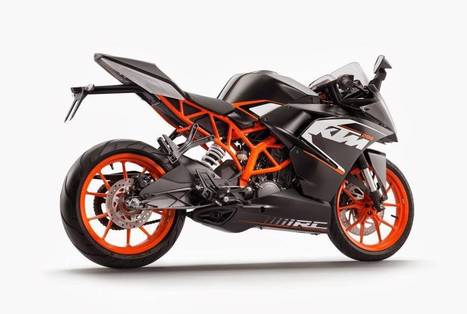 Rear 3-quarter view of KTM RC200 | Maxabout Motorcycles | Scoop.it