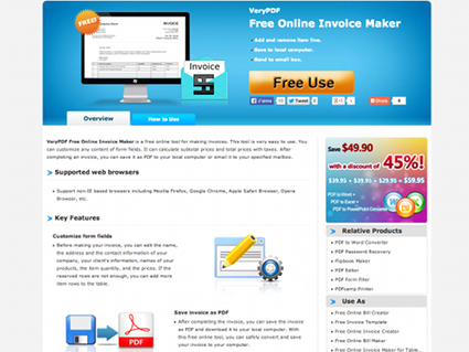 VeryPDF, un service en ligne gratuit pour créer des factures en PDF | Time to Learn | Scoop.it
