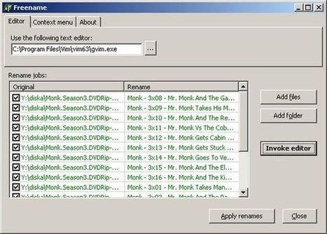 Freename, una aplicación gratuita que nos ayudará al renombrado masivo de archivos | TIC & Educación | Scoop.it