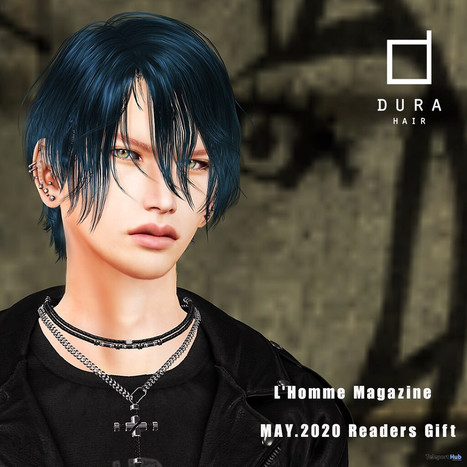 Male Hair L'Homme Magazine May 2020 Group Gift by DURA Hair | Teleport Hub - Second Life Freebies | Teleport Hub | Scoop.it
