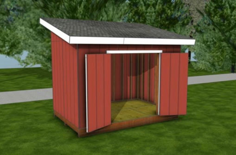 8x12 Lean-to Shed Plans - PDF Download | Garden Plans | Scoop.it