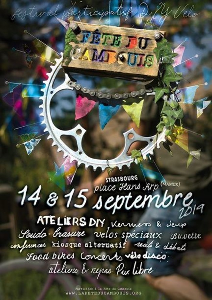 Festival DIY v&eacute;lo F&ecirc;te du Cambouis 2019 &agrave; Strasbourg | Th&eacute;matique Itin&eacute;rance douce | Scoop.it