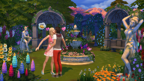 Les Sims 4 - Il y a de l'amour dans l'air avec le kit d'objets Les Sims 4 Jardin romantique << Site officiel | Les Sims | Scoop.it