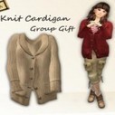 Knit Mesh Cardigan Beige Group Gift by S@BBiA | Teleport Hub | Teleport Hub | Scoop.it