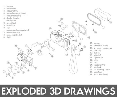 Easy Exploded 3D Drawings | tecno4 | Scoop.it