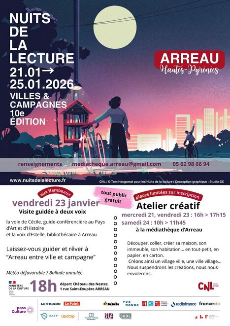 Nuit de la lecture les 21, 23 et 24 janvier &agrave; Arreau | Vall&eacute;es d'Aure & Louron - Pyr&eacute;n&eacute;es | Scoop.it