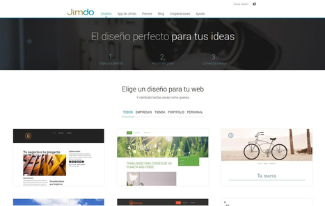 Jimdo te ayuda a crear tu propia página web | TIC & Educación | Scoop.it