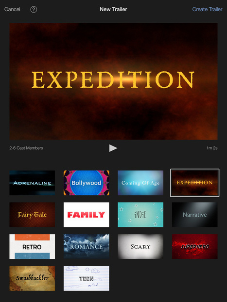 iMovie Trailers - A Fun & Easy Icebreaker! | iGeneration - 21st Century Education (Pedagogy & Digital Innovation) | Scoop.it