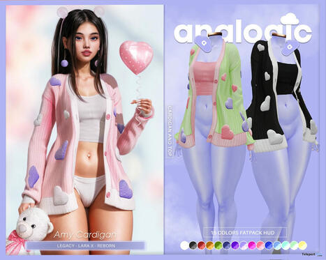 Amy Cardigan May 2025 Group Gift by Analogic | Teleport Hub - Second Life Freebies | Second Life Freebies | Scoop.it