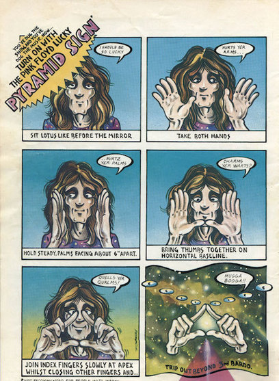 Download Pink Floyd's 1975 Comic Book Program for The Dark Side of the Moon Tour | IELTS, ESP, EAP and CALL | Scoop.it