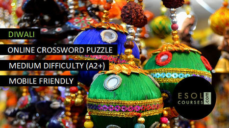 The Weekly Crossword - Diwali | Topical English Activities | Scoop.it