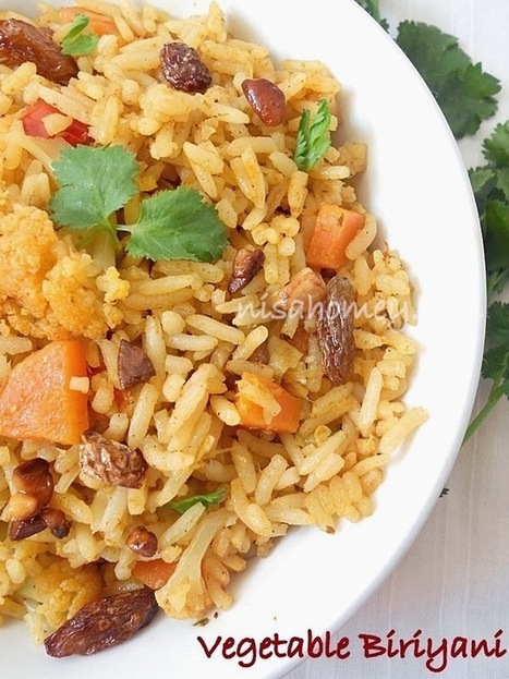 Cooking Is Easy: Easy Vegetable Biriyani In Pressure Cooker | The Asian Food Gazette. | Scoop.it