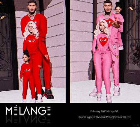 Family Valentine Set Uniform February 2023 Group Gift by Melange | Teleport Hub - Second Life Freebies | Second Life Freebies | Scoop.it