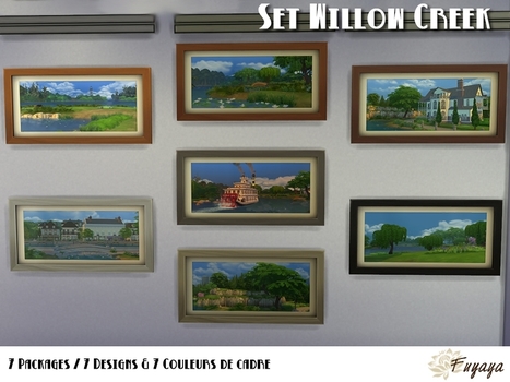 Peintures du paysage de Willow Creek << Fuyaya pour Sims Artists | Les Sims | Scoop.it