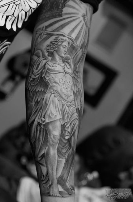 St Michael Tattoo In Tattoo Scoop It