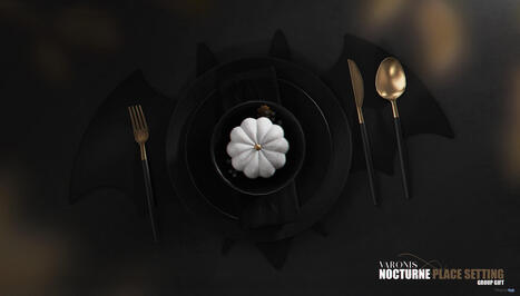 Nocturne Place Setting Halloween 2025 Group Gift by VARONIS | Teleport Hub - Second Life Freebies | Second Life Freebies | Scoop.it