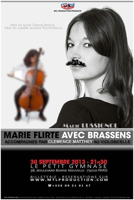 Marie flirte avec Brassens de façon charmante | Paris Show | Culture | Georges Brassens | Scoop.it