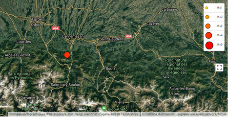 La terre a tremblé le 6 août vers Sarrancolin  / ReNaSS  | Vallées d'Aure & Louron - Pyrénées | Scoop.it