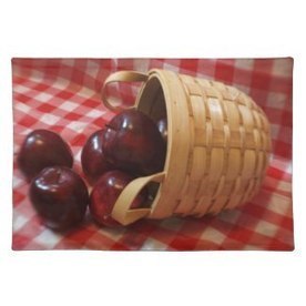 Country Apple Placemats For Kitchen Decor At