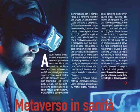 Metaverso in sanita. Di Paolo Petralia e Nicola Pinelli | Italian Social Marketing Association -   Newsletter 212 | Scoop.it