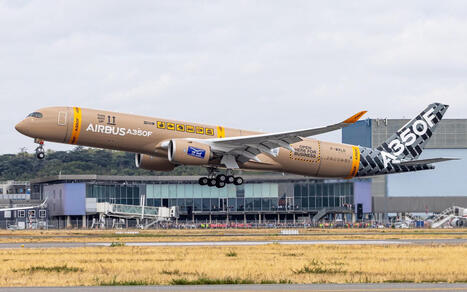 Airbus A350F : le prototype du nouveau cargo long-courrier r&eacute;alise son premier vol &agrave; Toulouse&nbsp; | AERONAUTIQUE NEWS - AEROSPACE POINTOFVIEW - AVIONS - AIRCRAFT | Scoop.it