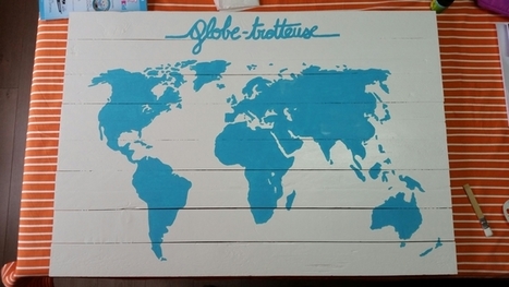 [Projet palettes] Planisphère en #palette par Civodul5 sur le #CDB | DIY Palettes | Scoop.it