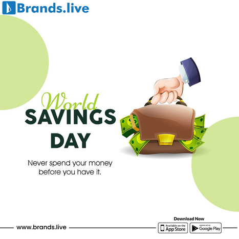 विश्व बचत दिवस: पैसे बचाने का महत्व | Brands.live | Scoop.it