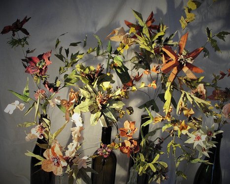 Rek: Upcycled Newspaper Into Flowers | 1001 Recycling Ideas ! | Scoop.it