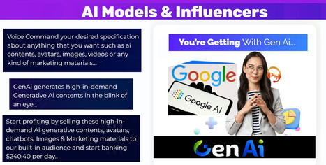 GenAI Generate Jaw Dropping AI Models & Influencers For Your Marketing Campaigns – | Online Marketing Tools | Scoop.it