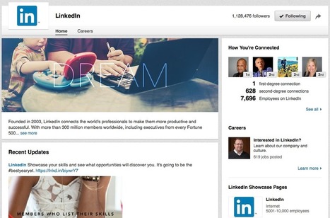 Créer et optimiser sa page entreprise #Linkedin | WEBMARKETING | Scoop.it