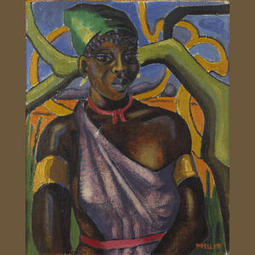 Bonhams 1793 : Alexis Preller (South African, 1911-1975) Native study | Afrodizziak | Scoop.it