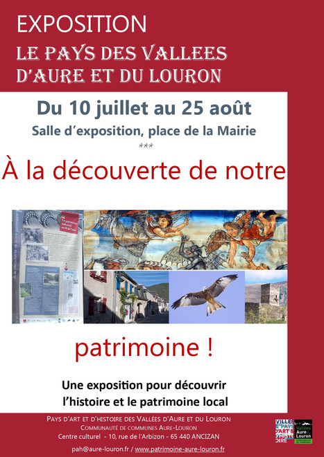 Arreau : découvrir le patrimoine local du 10 juillet au 25 août | Vallées d'Aure & Louron - Pyrénées | Scoop.it