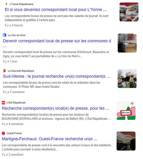 Correspondants locaux de presse: des travailleurs exploités, un statut dépassé! | DocPresseESJ | Scoop.it