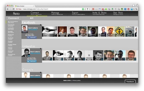 Nettoyer et organiser ses contacts avec Neiio | information analyst | Scoop.it