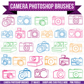 Camera Photoshop Brush Set | Drawing References and Resources | Scoop.it