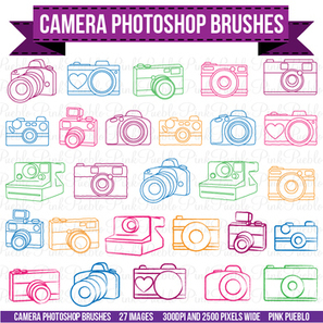 Camera Photoshop Brush Set | Drawing References and Resources | Scoop.it