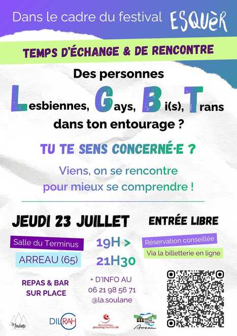 Temps d'&eacute;change et de rencontre &agrave; propos des LGBT en milieu rural &agrave; Arreau le 23 juillet | Vall&eacute;es d'Aure & Louron - Pyr&eacute;n&eacute;es | Scoop.it