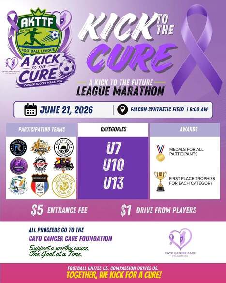 Kick to the Cure Football Marathon | Cayo Scoop!  The Ecology of Cayo Culture | Scoop.it