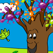 Coloriage automne, coloriage arbre et feuilles d'automne | FLE enfants | Scoop.it