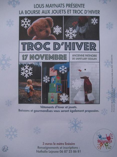 Bourse aux jouets et troc d'hiver à Saint-Lary Soulan le 17 novembre | Vallées d'Aure & Louron - Pyrénées | Scoop.it
