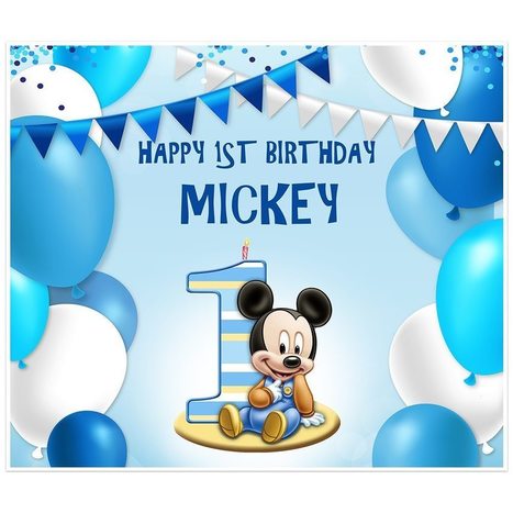 Baby S First Birthday Banner In Personalized Birthday Party