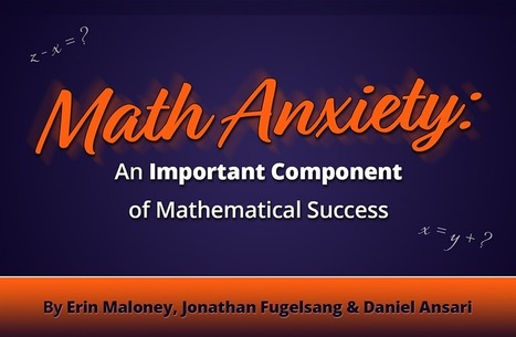 Math Anxiety: An Important Component of Mathematical Success via The Learning Exchange  | iPads, MakerEd and More  in Education | Scoop.it