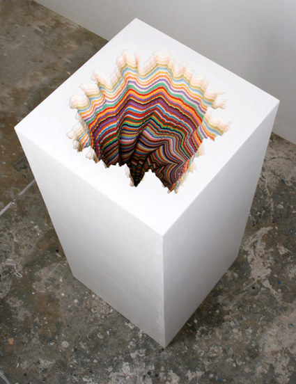Jen Stark: Pedestal | Art Installations, Sculpture, Contemporary Art | Scoop.it