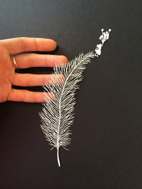 Extremely delicate hand cut paper art by Maude White | Paper is beautiful | Scoop.it