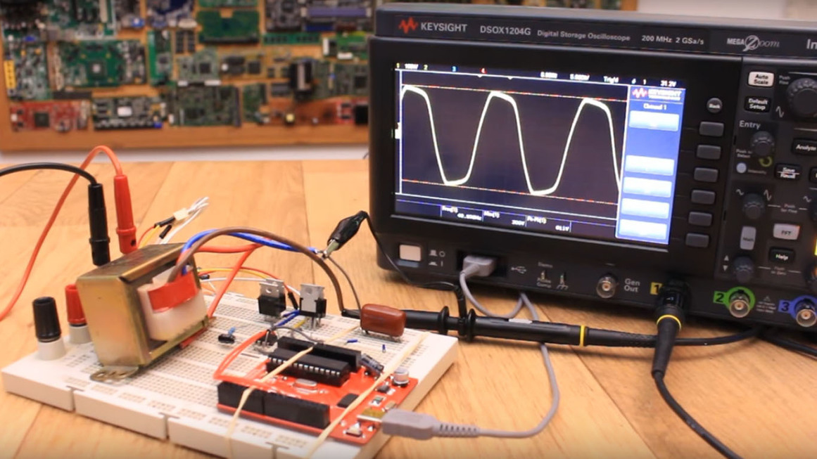 Arduino SPWM inverter with full sine output 220...