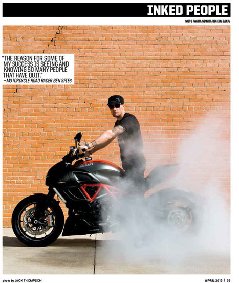 Ben on Inked Magazine - Ben Spies | Ductalk: What's Up In The World Of Ducati | Scoop.it