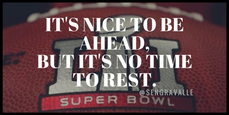 It's nice to be ahead... | Getting It Done | Scoop.it