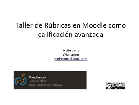 Taller de rúbricas en moodle como calificación avanzada | TECNOLOGÍA_aal66 | Scoop.it